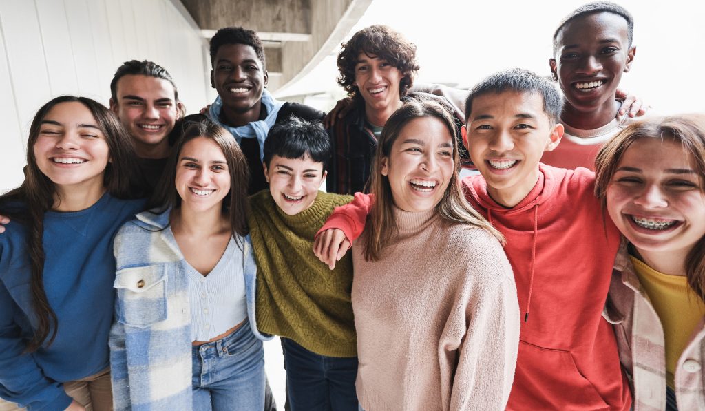 portrait of multiracial friends having fun smiling 2026 01 11 08 09 54 utc